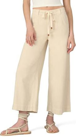 Joe's The Addison Low Rise Cotton Blend Ankle Wide Leg Pants in Sandshell at Nordstrom Rack, Size 28