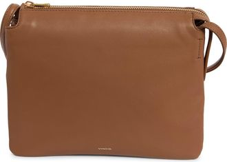 Vince Sammi Triple Compartment Swing Crossbody Bag in Saddle at Nordstrom Rack