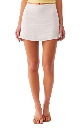 SNDYS Anise Micro Miniskirt in Off White at Nordstrom, Size X-Small