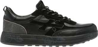 Premiata Nous 8465 - Heren - Sneakers - Zwart - 44 EU - Leer - Schoenen