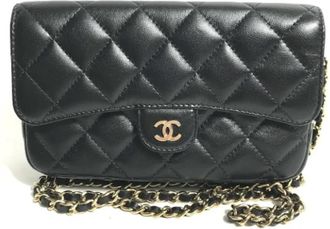 Chanel Pre-owned Leather chanel-bags - Dames - Vintage Schoudertas - Zwart - ONE Size - Vintage