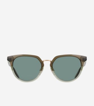 Cole Haan Mens Modern Elevated Round Sunglasses - Green