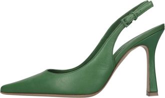 Roberto Festa Milano Leren Slingback Pumps - Dames - Pumps - Groen - 39 EU - Leer - Schoenen