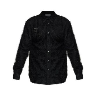 Alexander McQueen Heren, Overhemden, Zwart, Maat: XL