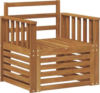 vidaXL Conjunto De Sof&aacute;s De Exterior Madera De Acacia S&oacute;lida Vidaxl