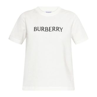 Burberry T-Shirts, female, White, Size: 2XS Frankie T-Shirt