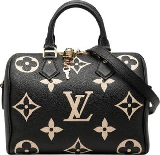 Louis Vuitton Pre-owned Speedy Bandouliere 25 - Dames - Vintage Handtas - Zwart - ONE Size - Leer - Vintage