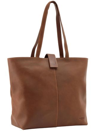 Gusti Leder Shopper Alexandra - Large ladies leather bag, versatile vintage shopper with plenty of storage space for laptop 15 inch, work, leisure & univers