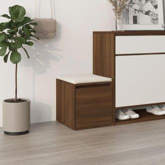 vidaXL Box Drawer Brown Oak 40.5x40x40 cm Engineered Wood Vidaxl