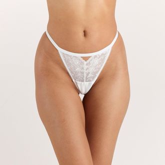 Lounge Flirt G-String - White - XXL