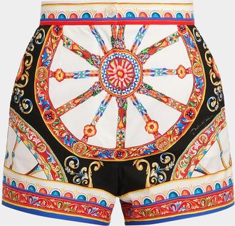 Dolce & Gabbana Printed Cotton Shorts
