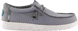 Hey Dude Wally Sport Mesh - Heren - Veterschoenen - Grijs - 41 EU - Schoenen