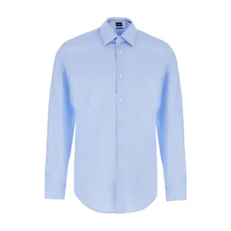 HUGO BOSS Overhemden, Heren, Blauw, 3Xl, Katoen, Hank Shirt