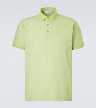 Etro Paisley cotton polo shirt