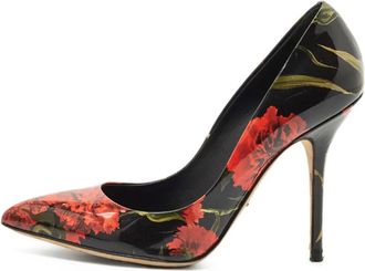 Dolce & Gabbana Pumps a fiori - Nero