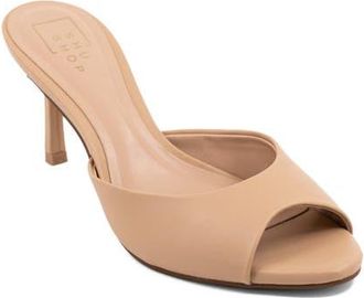 Shushop Elaine Slide Sandal in Beige at Nordstrom, Size 6.5