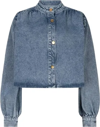Ibana Dames, Jassen, Blauw, Maat: XS Denim