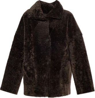 Arma Reversible Shearling Coat Isabella - Dames - Jassen - Bruin - S - Leer - Jassen