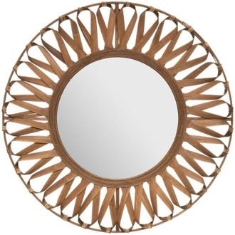 Atmosphera Atmosphera - Espejo &laquo;eve&raquo; - Bamb&uacute; D93 Cm Cr&eacute;ateur DInt&eacute;rieur