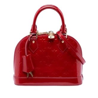 Louis Vuitton Pre-owned Handbags, female, Red, Size: ONE SIZE Pre-owned Alma BB