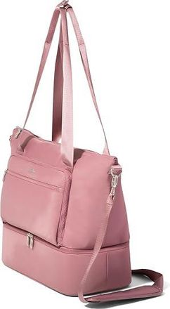 Baggallini Park Ave Overnight Tote Tote Handbags Mauve Twill