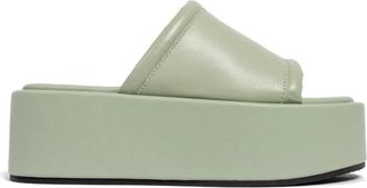 L37 Slippers - Dames - Sandalen - Groen - 40 EU - Schoenen