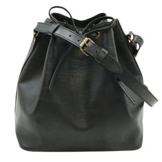 Louis Vuitton Pre-owned Bucket Bags, female, Black, Size: ONE SIZE Pre-owned Petit Noe Epi Shoulder Bag