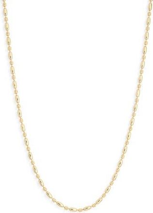 Nordstrom Rack Demi Fine Beaded Ball Necklace in Gold at Nordstrom Rack