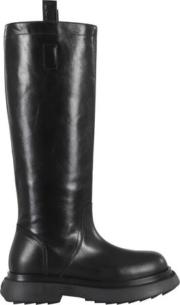 3Juin Rock Saddle Boot in zwart - Dames - Hoge Laarzen - Zwart - 38 EU - Schoenen