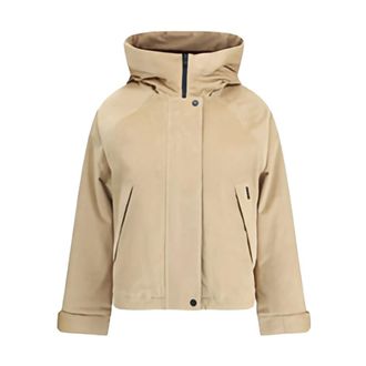 Woolrich Light Jackets, female, Beige, Size: XS Beige Outerwear Jacket Aw25