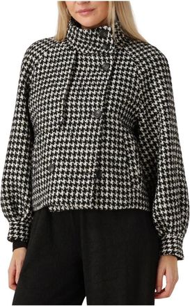Freebird by Steven Ondina Coat - Dames - Zomerjassen - Zwart - M - Wol - Jassen