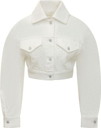 Givenchy White Shirt Collar Jacket