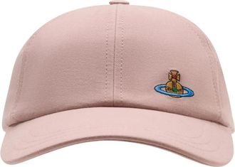 Vivienne Westwood Uni Colour Baseball Cap - Dames - Petten - Roze - ONE Size - Katoen - Accessoires