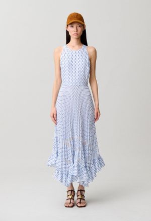 Claudie Pierlot Robe midi &agrave; pois