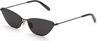 Retro Superfuture Zwarte zonnebril Spillo stijl - unisex - Zonnebrillen - Zwart - 61 MM - Accessoires