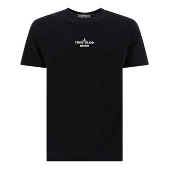 Stone Island Logo T-shirt Black 79152NS91-V0029