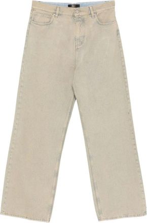 Amiri Licht Beige Vervaagde Wassing Klassieke Jeans - Heren - Loose Fit Jeans - Beige - W31 - Katoen - Jeans