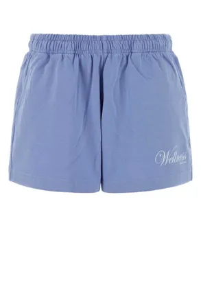 Sporty & Rich Light Blue Logo Short