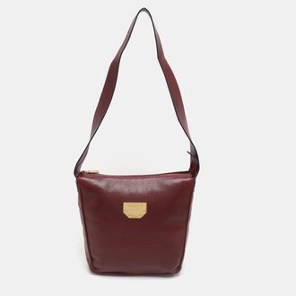 Nina Ricci Red Leather Hobo