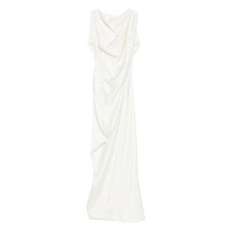 Vivienne Westwood Gowns, female, White, M, Cowl Neck Draped Gown