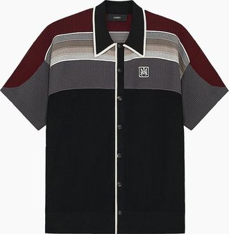 Amiri Mens MA Sport Shirt Black - Size: 40/Regular