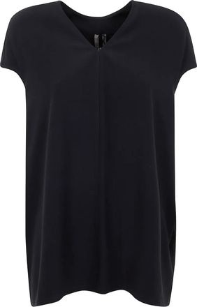 Rick Owens Blusa con scollo a V - Nero
