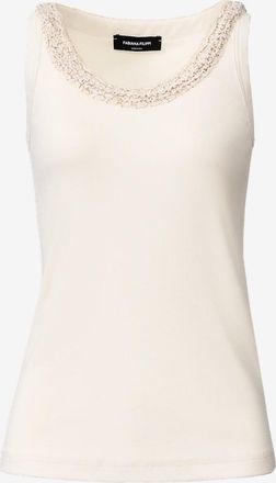Fabiana Filippi Top mit Rundhalsausschnitt aus Jersey mit Pailletten