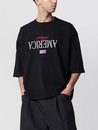 Willy Chavarria crew neck graphic oversized short sleeve shirt