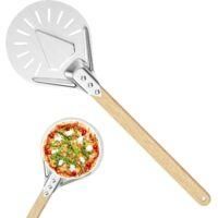 OEM Pala Para Pizza Perforada De 7 Pulgadas, Esp&aacute;tula Redonda De Aluminio Anodizado Duro, Resistente A Altas Temperaturas Para Hornear Pizzas Y Panes Case