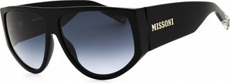 Missoni Ladies Black Oval Sunglasses MIS0165S