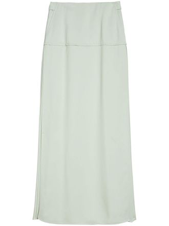 Jil Sander straight skirt - women - Viscose - 36 - Green