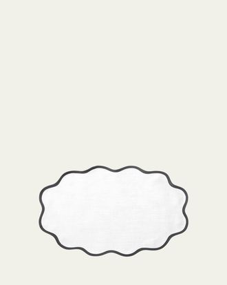 Matouk Casual Couture Scallop Placemats, Set of 4