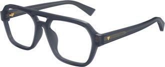 Bottega Veneta Aviator Optical Frame - unisex - Brillen - Grijs - 55 MM - Accessoires