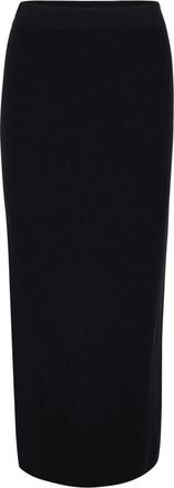 Inwear Zwarte Rafeelw Rok - Dames - Midirokken - Zwart - L - Katoen - Rokken
